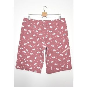 WILD RYE Freel Mountain Bike Shorts Bee Print Pink size 12